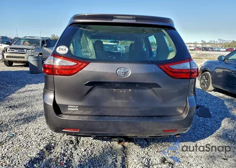 2015 Toyota Sienna from USA, damaged, VIN 5TDZK3DC2FS563872